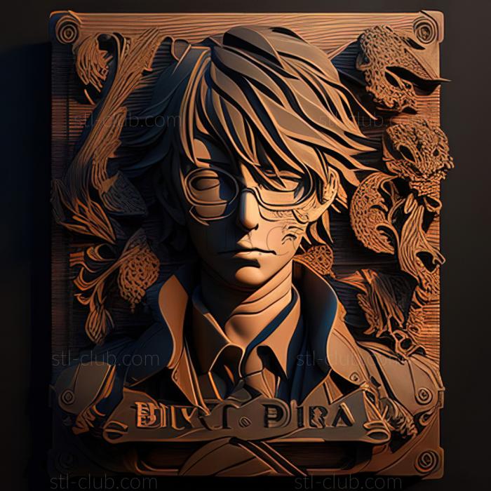 3D модель Рикия Кояма из Bungo Stray Dogs (STL)